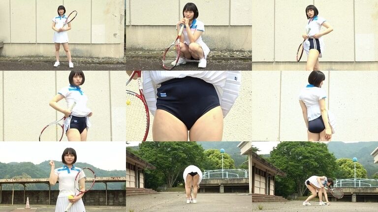 まおまおちゃんと学販ブルマー(テニス編)