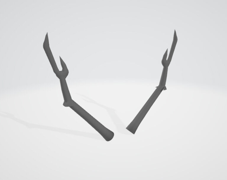 イヤリングなどの3Dモデル FBX形式