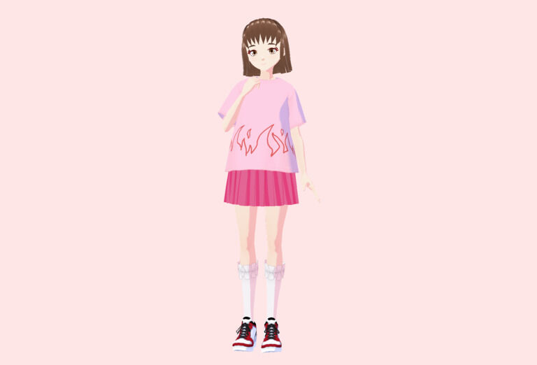 【Free Avatar】ももこ【Vroidモデル】