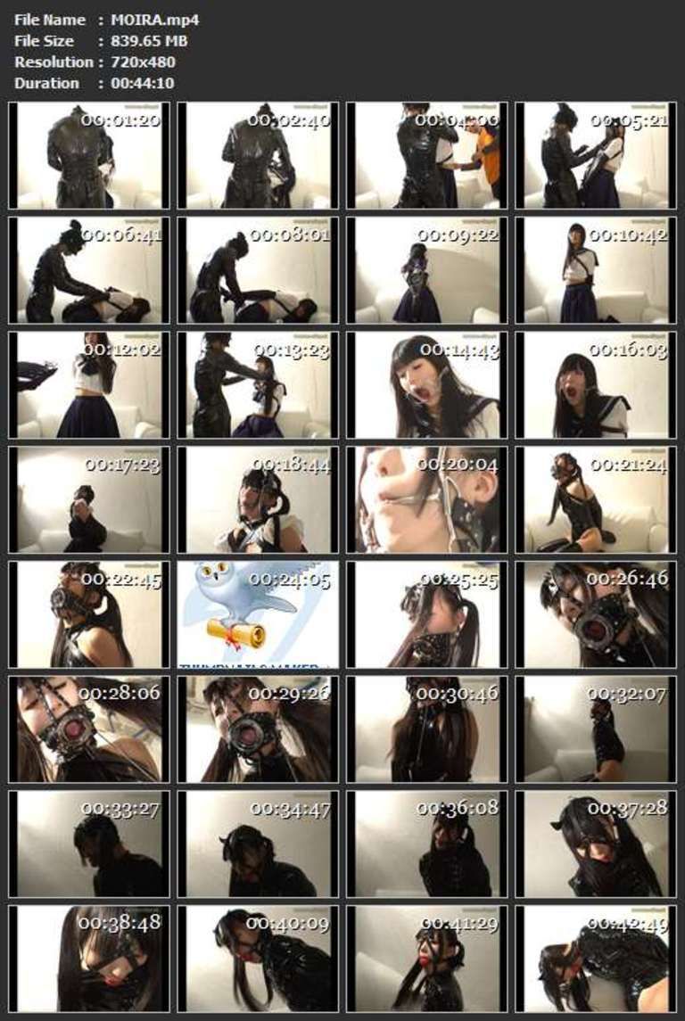 【有名コスプレイヤー】口枷屋モイラ 最初で最後のボンデージ映像完全版(無期限単体販売用)