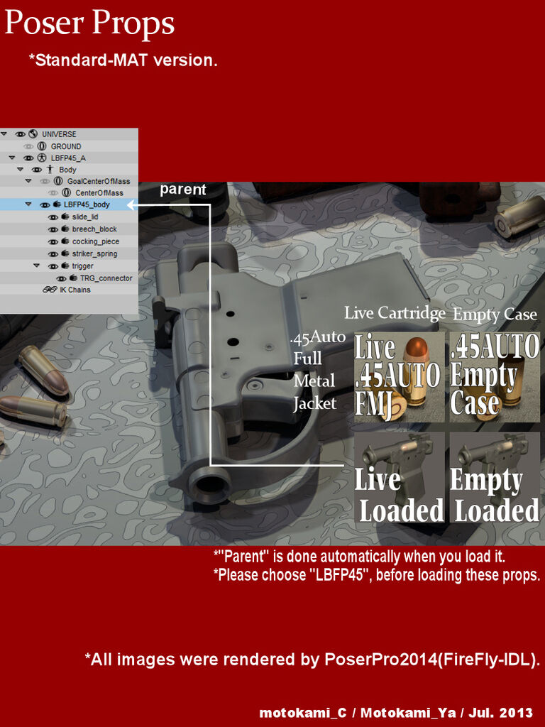 LBFP45R for Poser