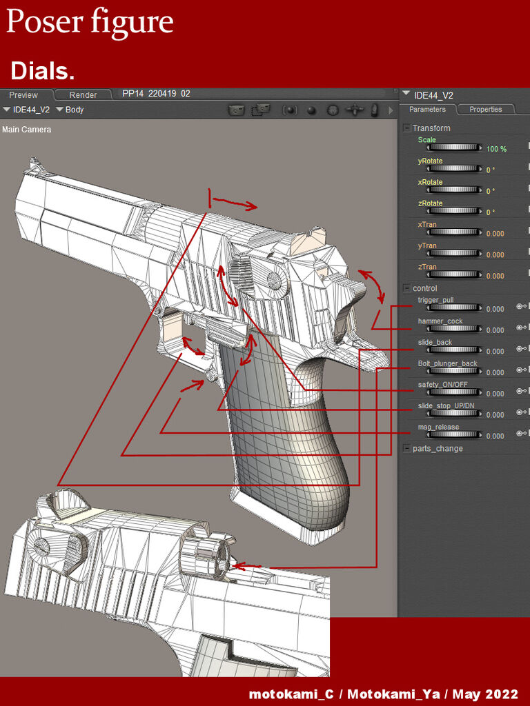 IDE44-01 for Poser