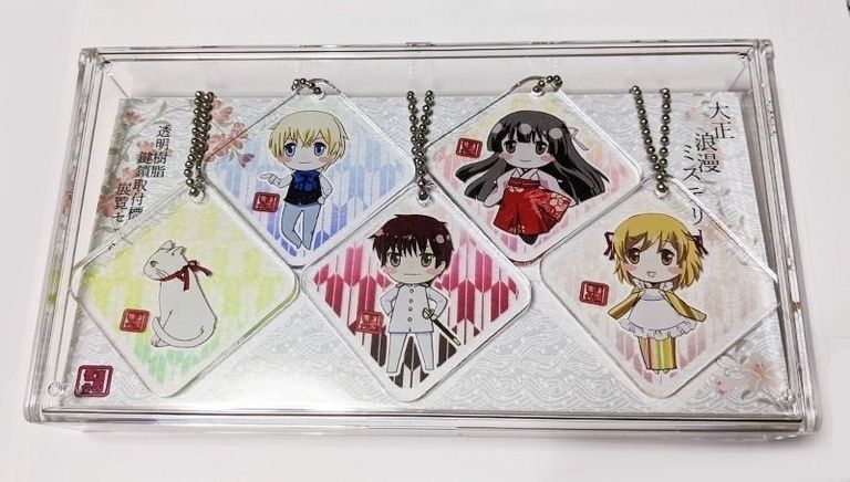 大正浪漫なアクリルキーホルダー