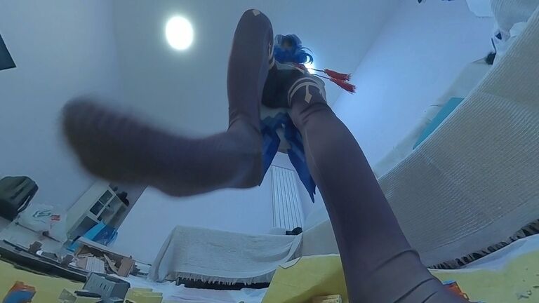 【VR360 ° 巨大娘】巨大仙獣の甘雨ちゃん・地球は私のおもちゃ箱　後編