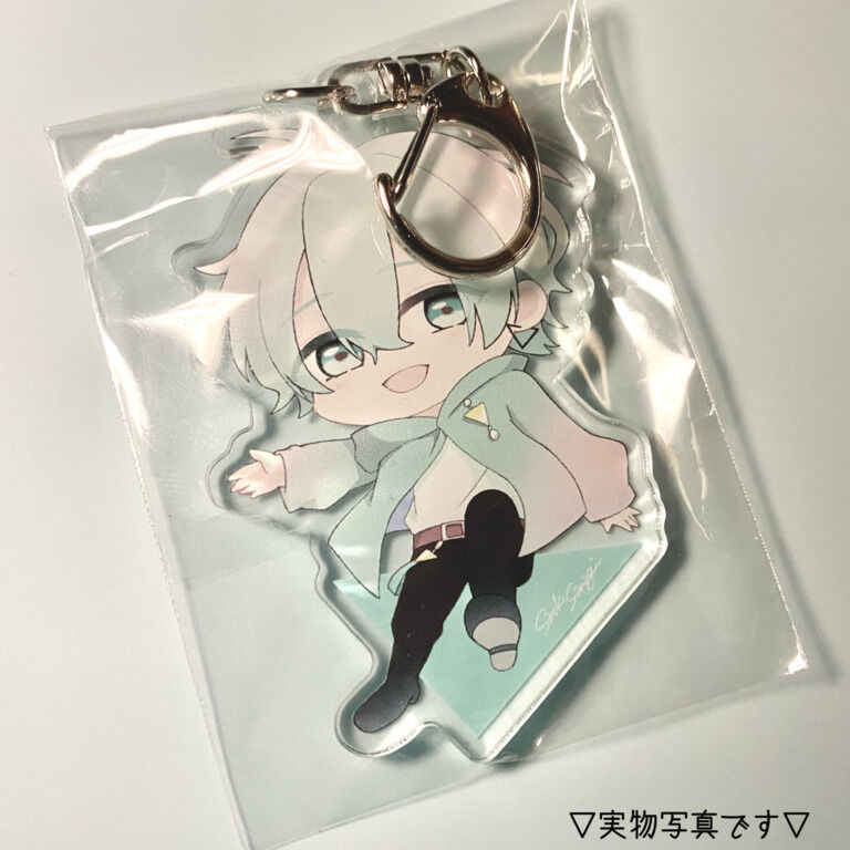 白木蛹▽アクリルキーホルダー▽