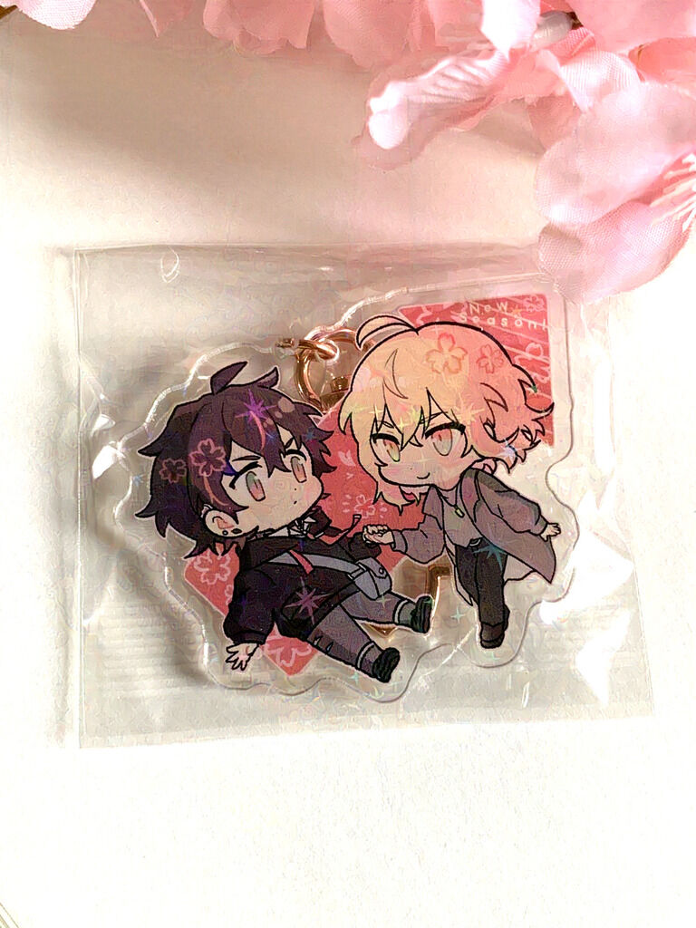 まおまなくん色づき桜🌸アクキー