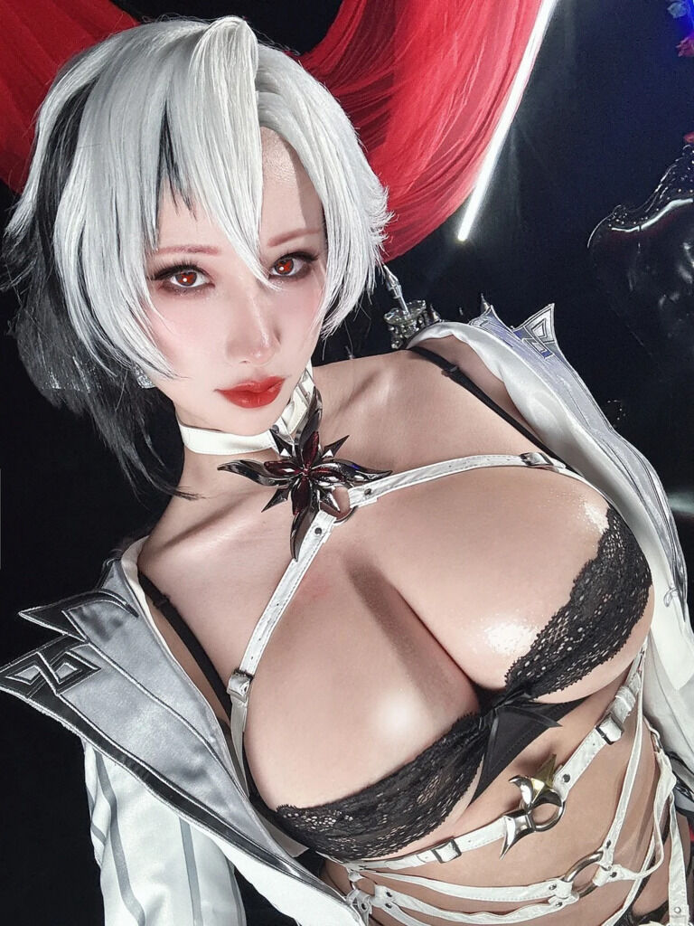 【2024.5月DL版セット】原神 アルレッキーノ HaneAme Cosplay