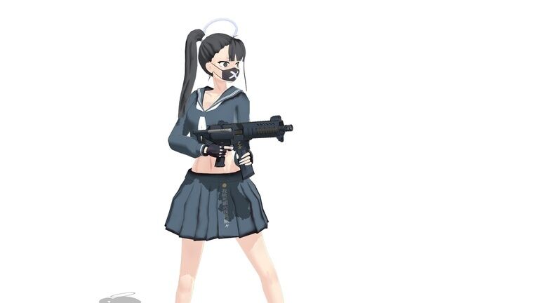 ブルアカ スケバン達(SMG・SR・MG) 無料版