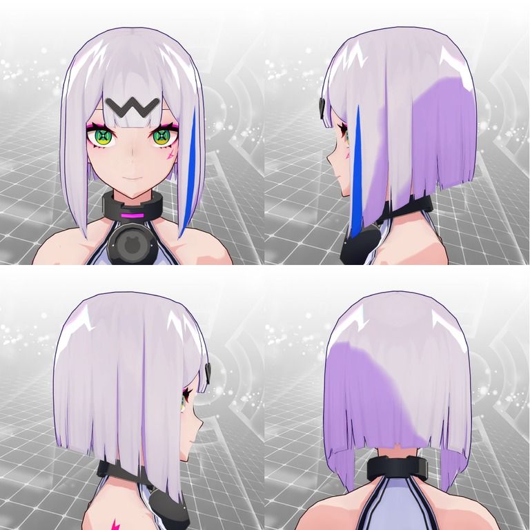 イフ用髪型セット01〈ヒート〉&〈シャイ〉