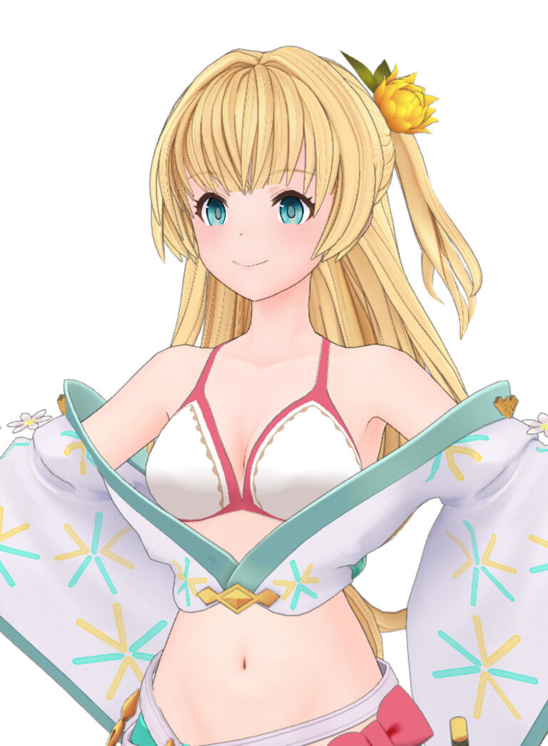 水着ミリン MMDファンアートモデル