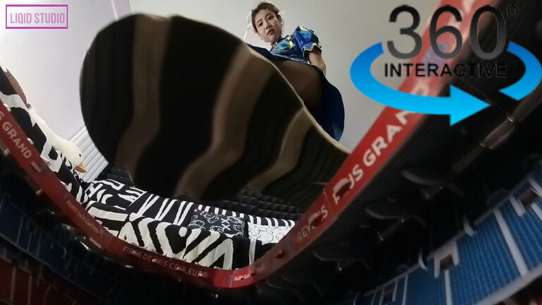【VR360 ° 巨大娘】世界を制覇する王者・巨大春レイさま　前編