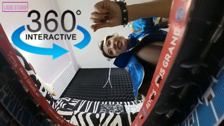 【VR360 ° 巨大娘】世界を制覇する王者・巨大春レイさま　前編