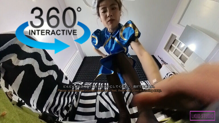 【VR360 ° 巨大娘】世界を制覇する王者・巨大春レイさま　後編