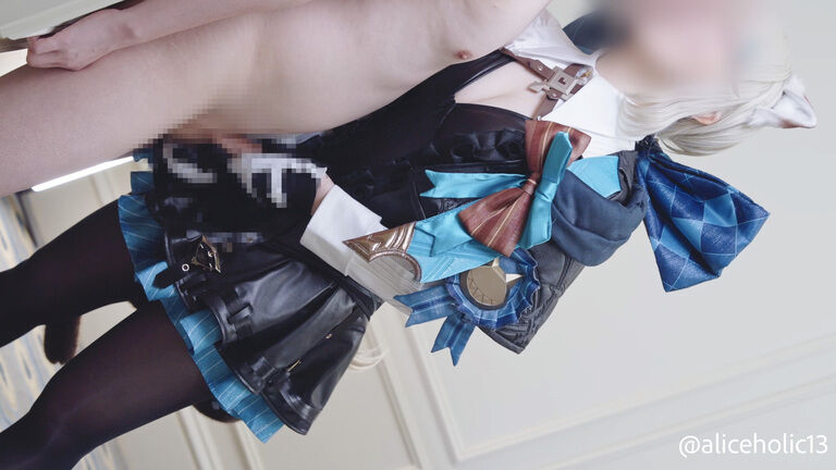 💚 原◯ リネ◯ト 過酷な全身快楽乳首責めマジックで痙攣お漏らし射精