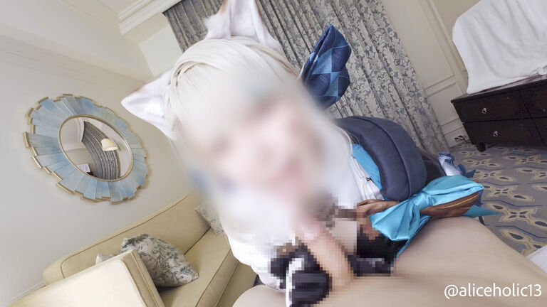 💚 原◯ リネ◯ト 過酷な全身快楽乳首責めマジックで痙攣お漏らし射精