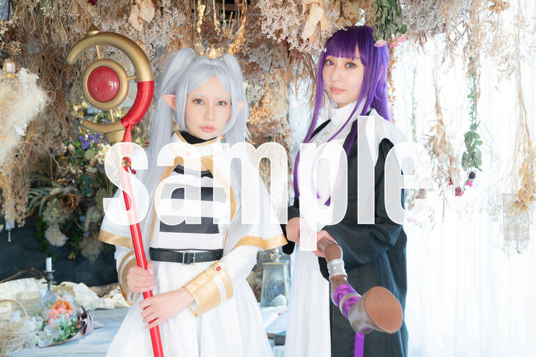 【2024夏新刊】真野ゆりあ×美羽フローラ DL付き写真集 双々のフリーレン