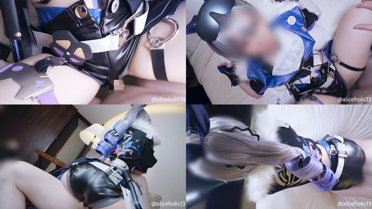 💜🎮 宅コスTikt◯kerヤリマンレイヤーを個撮に誘い出してわからせ連続イキ【素人生ハメ撮り】