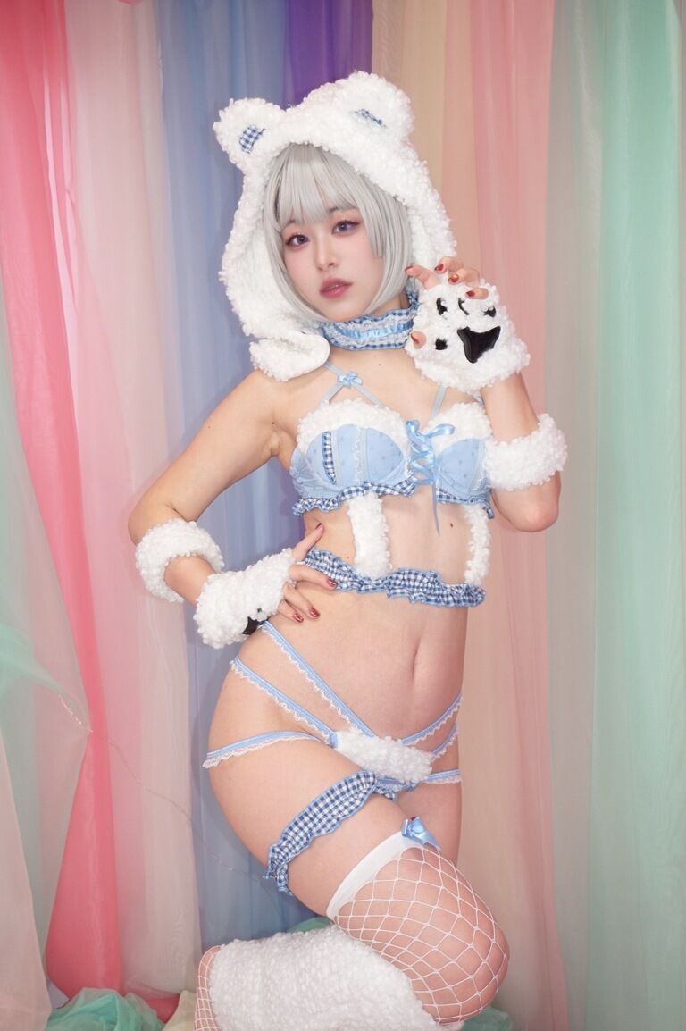 🆓DL商品🐻❄️パステル白熊🧊