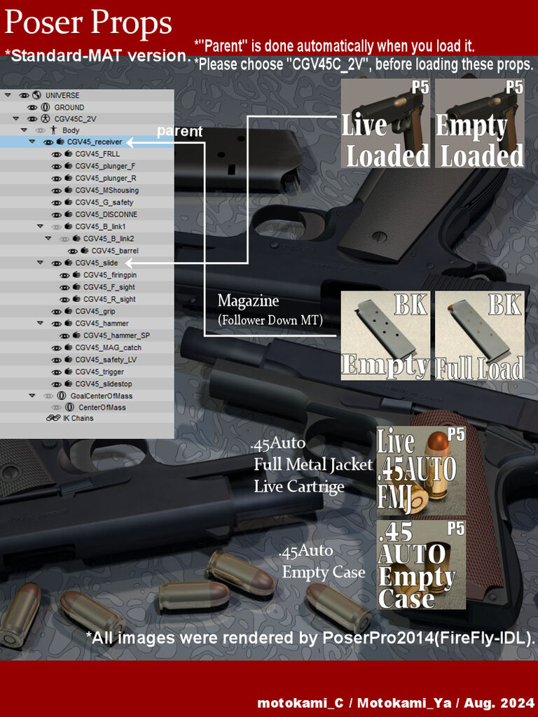 CGV45C for Poser