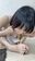足でエサを食べたり、ぴょんぴょん裸足で飛んだり…🐰🩷(ぷりぷりお尻つき🍑)