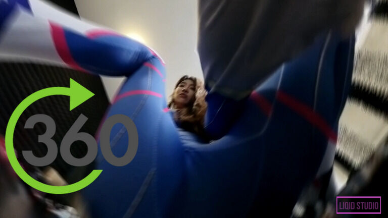 【VR360 ° 巨大娘】地球を支配しよう・巨大D.Va(ディーバ)さま 後編