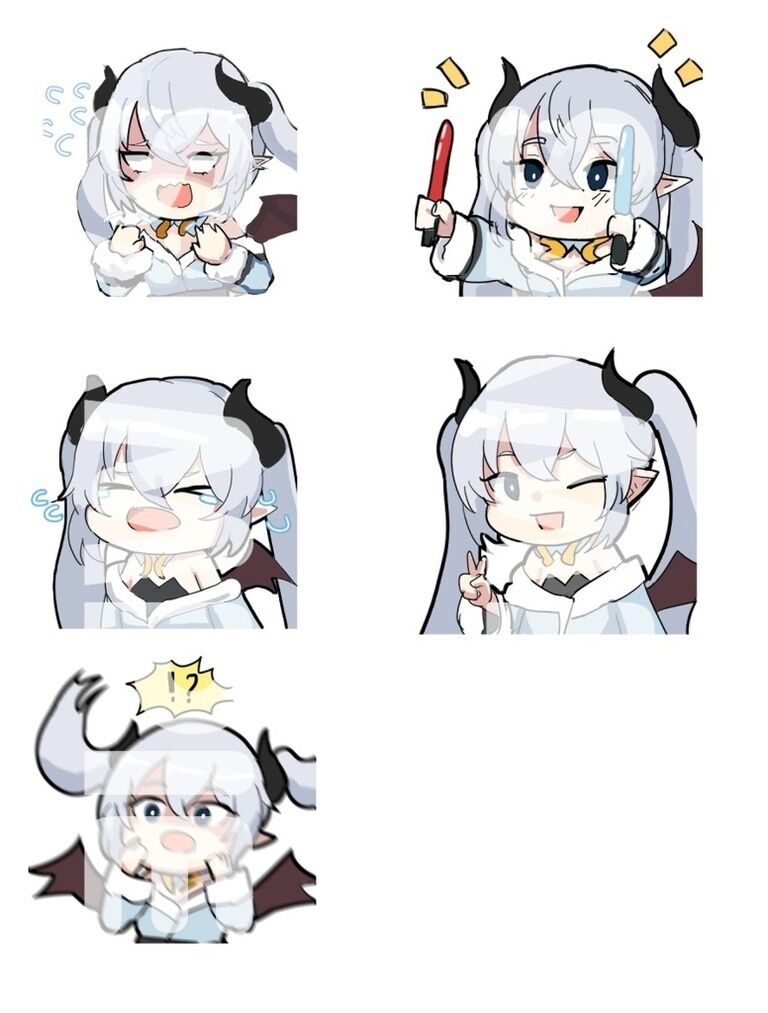 [CJHS] rosu Vtuber live2d / emoticon ( 絵文字 )
