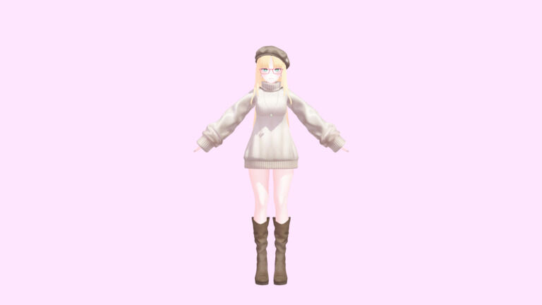 MMDモデル ( Φ ω Φ )