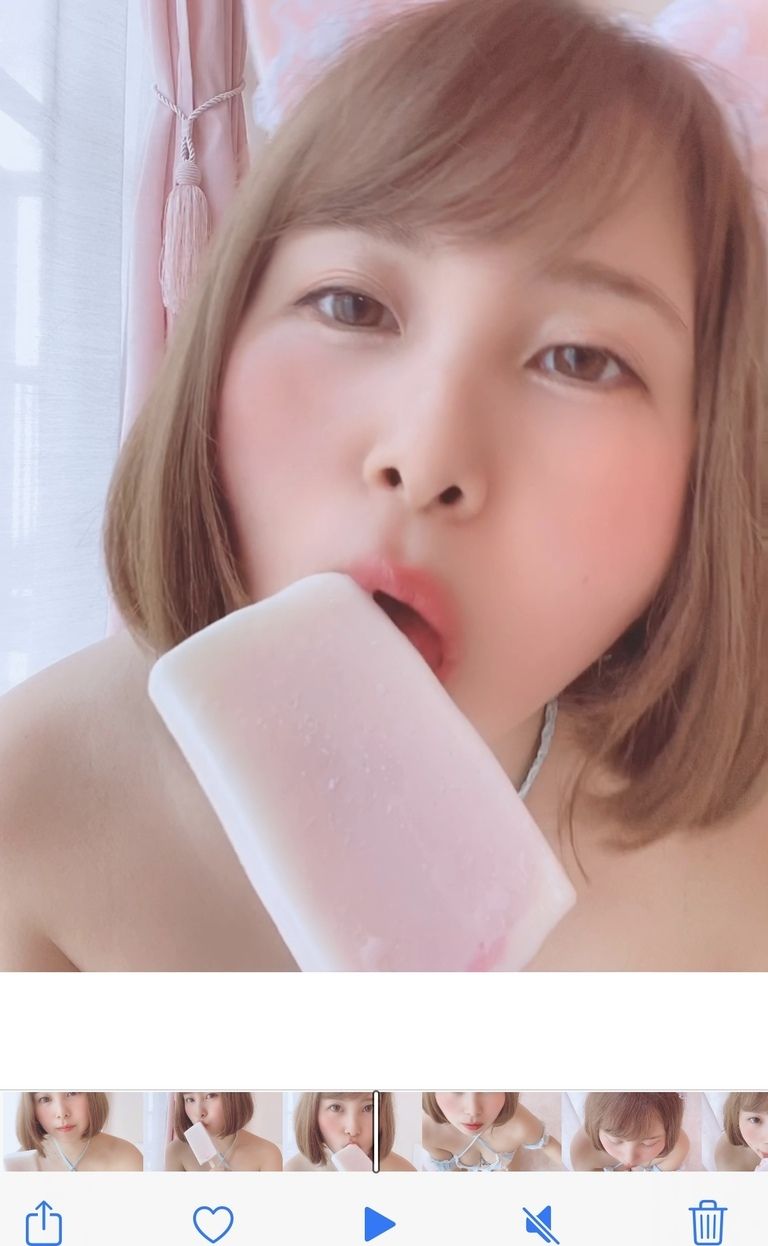 【7分間耐久】アイスしゃぶり舐め回してみた。