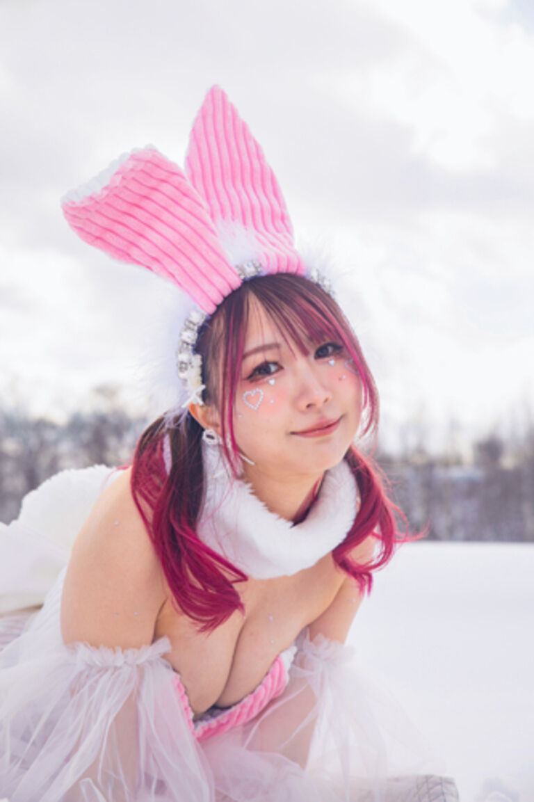 ふわふわゆきうさぎ 雪原×バニーガール=♡♡♡