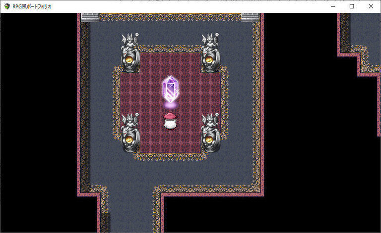 【PCゲーム】RPG風ポートフォリオ【win版】（※日本語のみ）