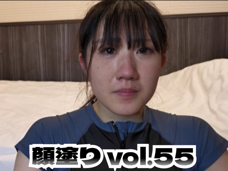 顔塗り vol.55　～単色油性ペン（黒）編～