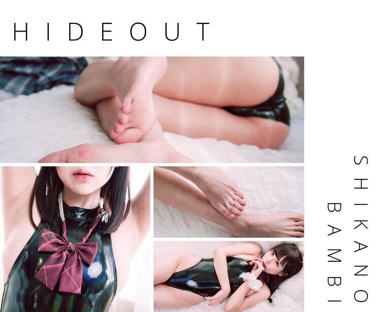 【DL写真集】HYDEOUT~超光沢エナメル競泳水着~