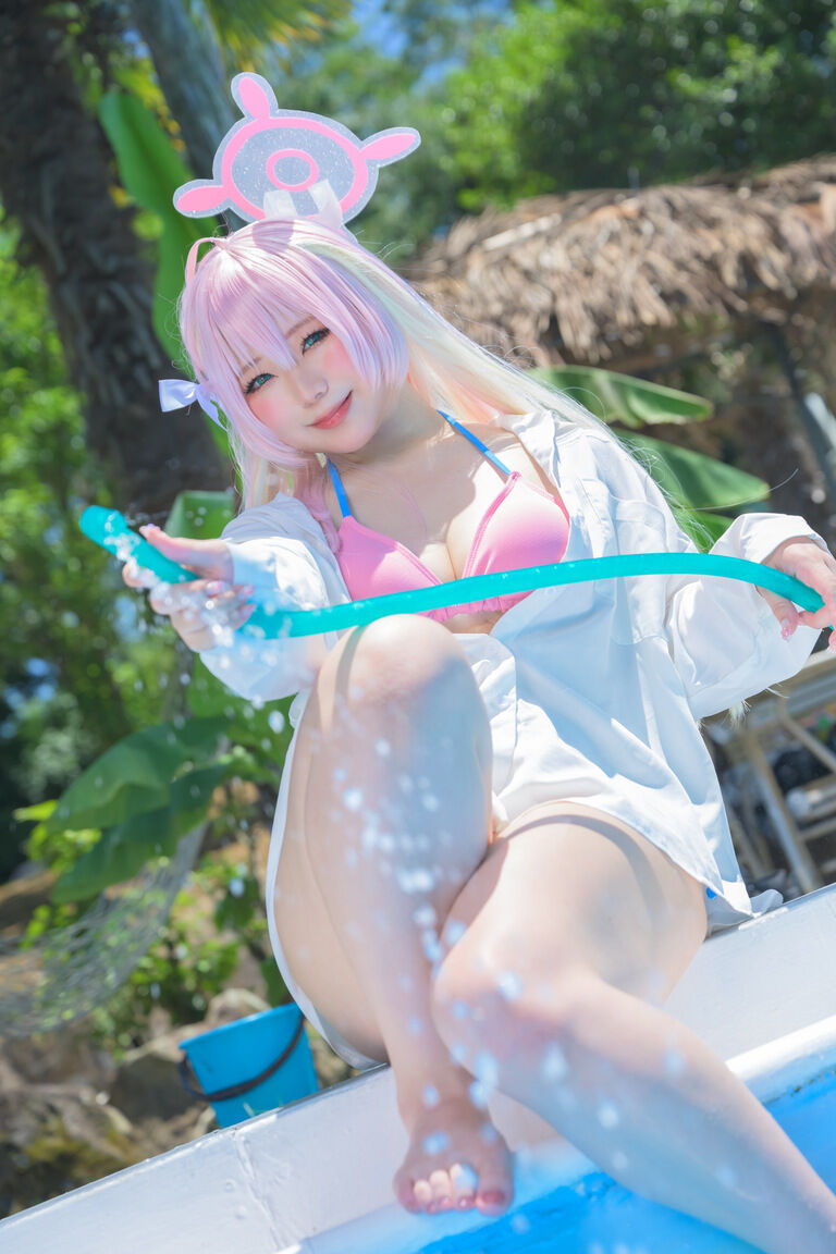【DL写真集】C１０６ブルアカ/コハルハナコ水着