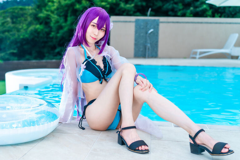 【期間限定20%オフ】FGO水着スカディ コスプレ写真集#2