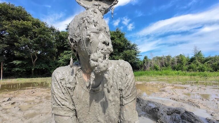 田んぼは苦手