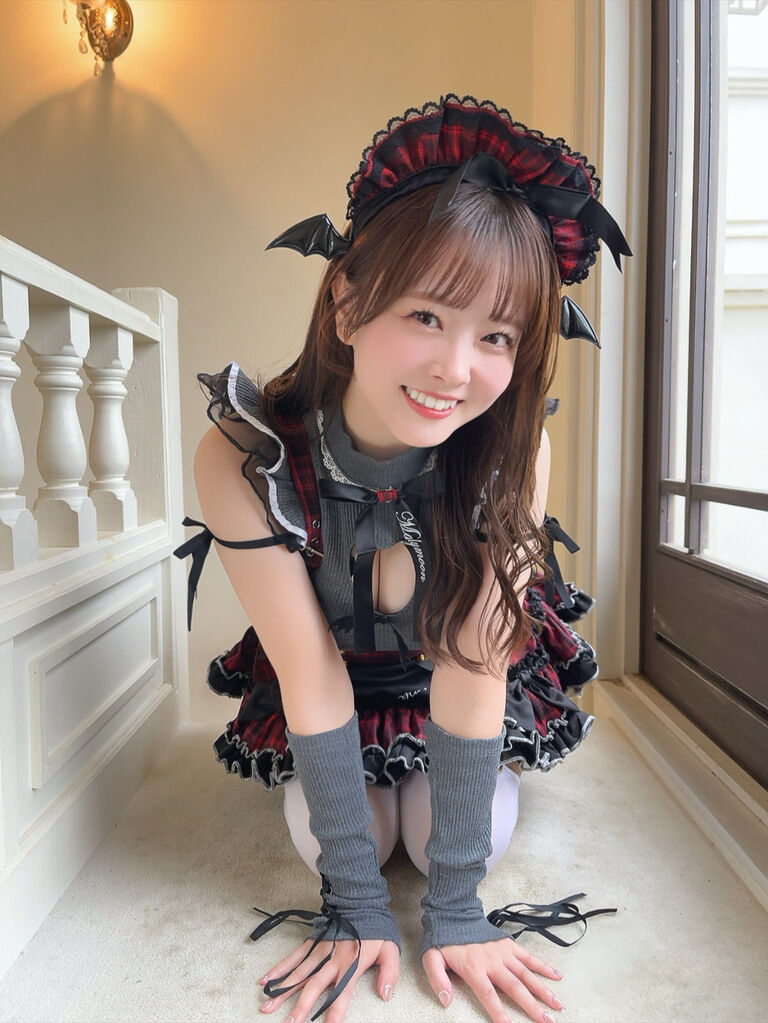 ハロウィンサキュバスメイドちゃん😈🕸🎃