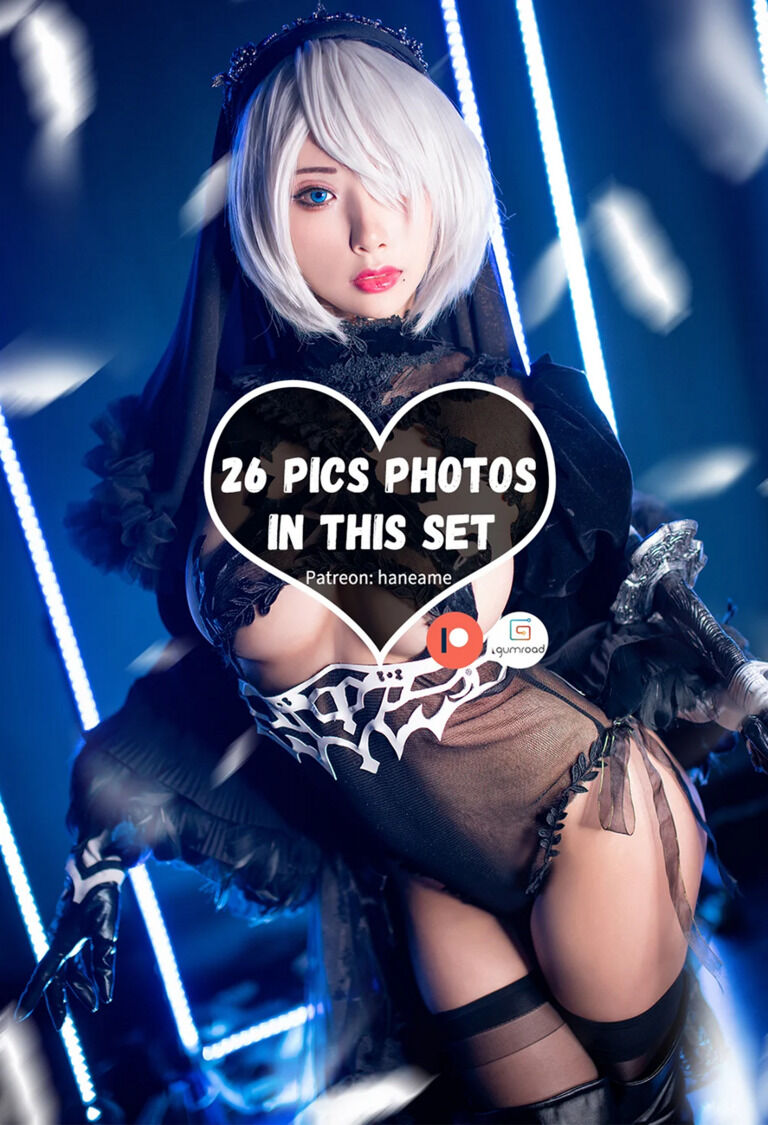 NieR: Automata 2B 黒百合ウェディングドレス + 雨 ハネアメ 雨波 HaneAme