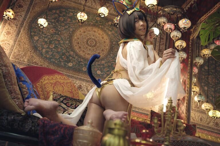 褐色エジプト猫耳〇〇