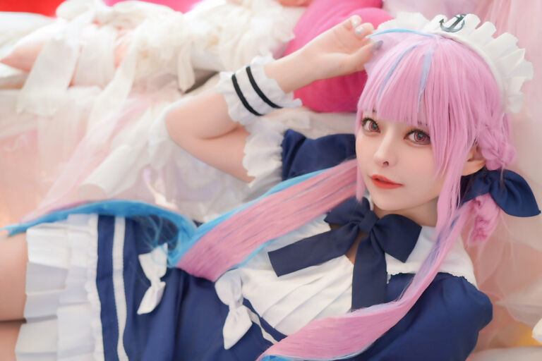 🩵湊あくあ　コスプレ写真🩷