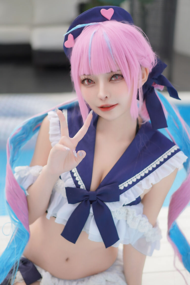 🩵湊あくあ　コスプレ写真🩷