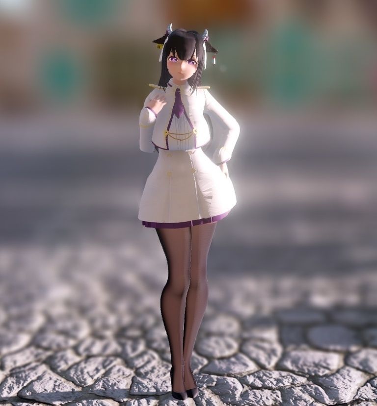 樫野(Kashino) MMDモデル ver.完全な衣装