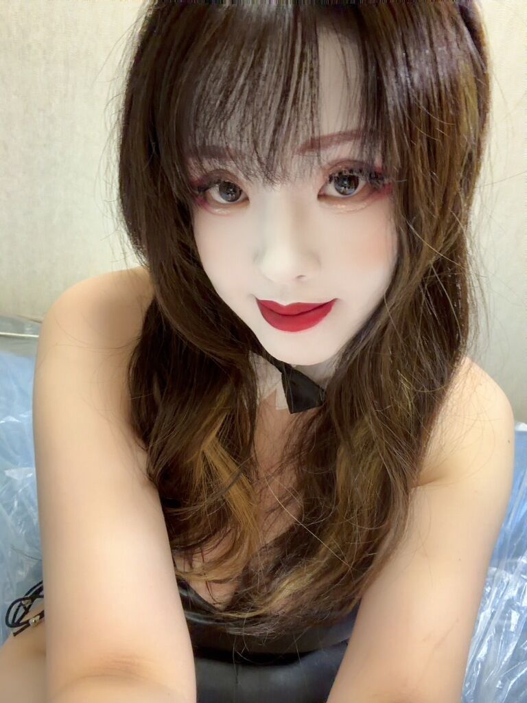白塗りメイクバニー❤️